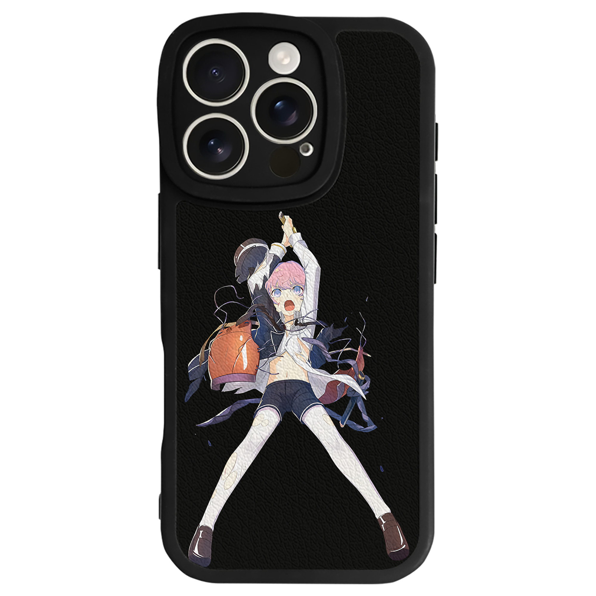 （画像用） 刀剣乱舞 Touken Ranbu 【iPhone 16シリーズ対応】シリコンスマホケース（レザー調） 材質：シリコン